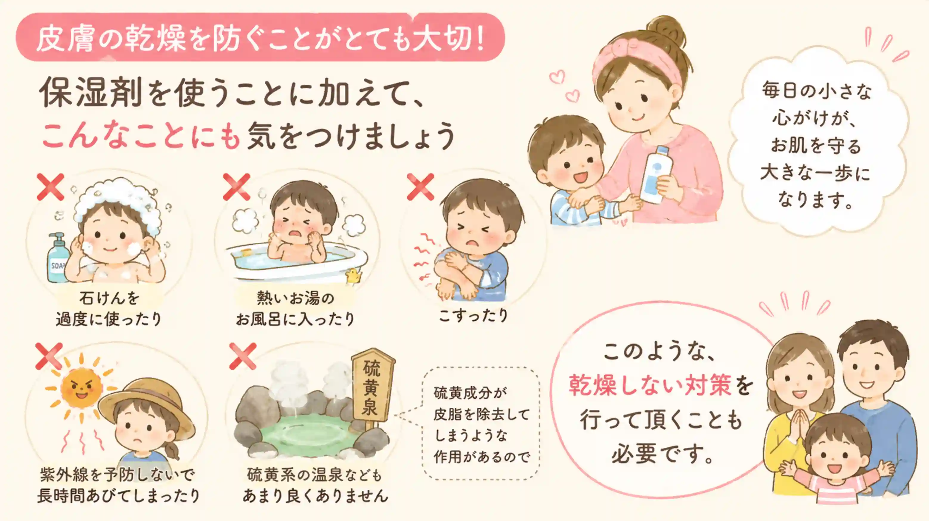 乾燥肌の治療|保湿剤の選び方と悪化を防ぐスキンケアのサムネイル